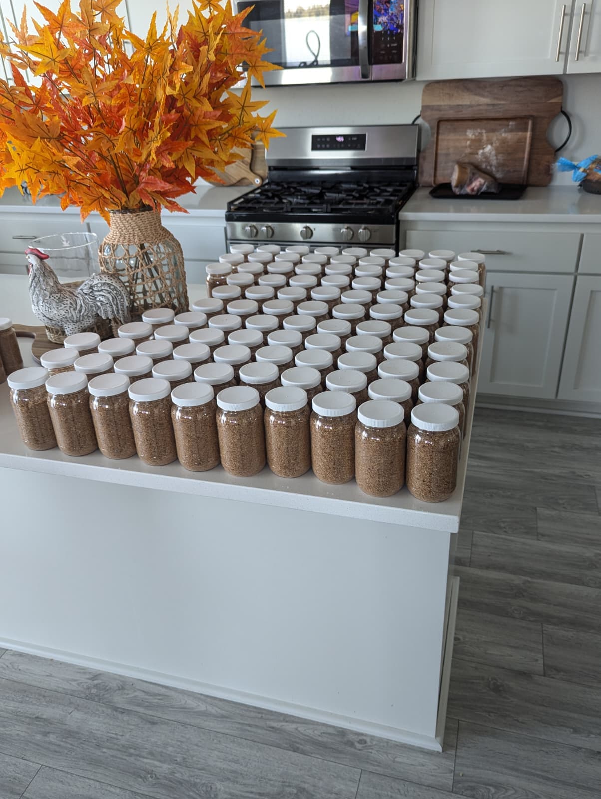 Clay products on a sourcing tray